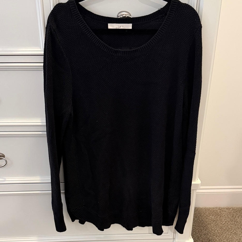 LOFT Midnight Black Pullover